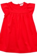 Pure Baby Bamboo Dress - Pomegranate