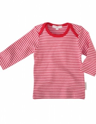 Pure Baby Easy Neck Long Sleeve - Red Stripe