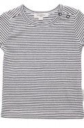 Pure Baby Long Sleeve Top - Navy Mini Stripe