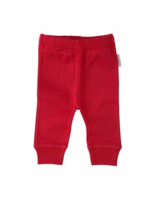 Organic Baby Leggings Red