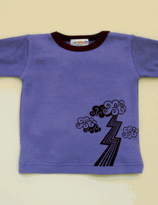 Sckoon Organic Baby & Toddler Tee - Thunder