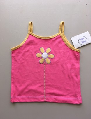 pink flower tank top