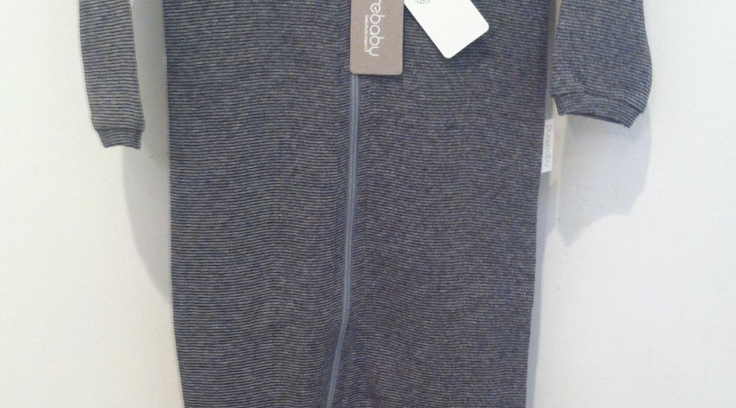 baby organic zip footed bodysuit